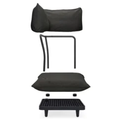 Module Fauteuil D'angle Pour Canapé Fatboy Paletti - Gris Orage -Fatboy Soldes 0104436 module fauteuil angle canape fatboy paletti gris orage montage