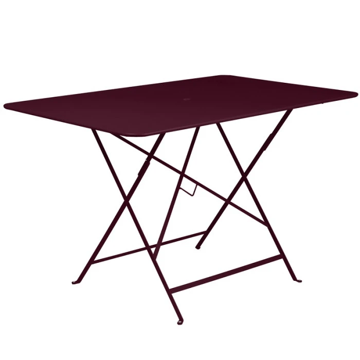 Table De Jardin 6 Personnes FERMOB Bistro 117 X 77 Cm - Cerise Noire 1 Table De Jardin 6 Personnes FERMOB Bistro 117 X 77 Cm - Cerise Noire