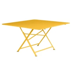 Table De Jardin 8 Personnes FERMOB Cargo 128 X 128 Cm - Miel