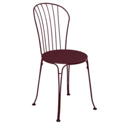 Chaise De Jardin Empilable FERMOB Opéra + - Cerise Noire