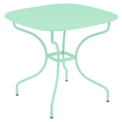 Table De Jardin 4 Personnes FERMOB Opéra + 82 X 82 Cm - Vert Opaline
