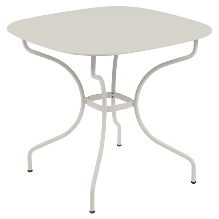Table De Jardin 4 Personnes FERMOB Opéra + 82 X 82 Cm - Gris Argile 1 Table De Jardin 4 Personnes FERMOB Opéra + 82 X 82 Cm - Gris Argile