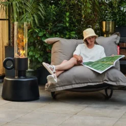 Rocking Chair Fatboy Rock'n'Roll - Noir -Fatboy Soldes 103161 rocking chair fatboy rocknroll noir gris