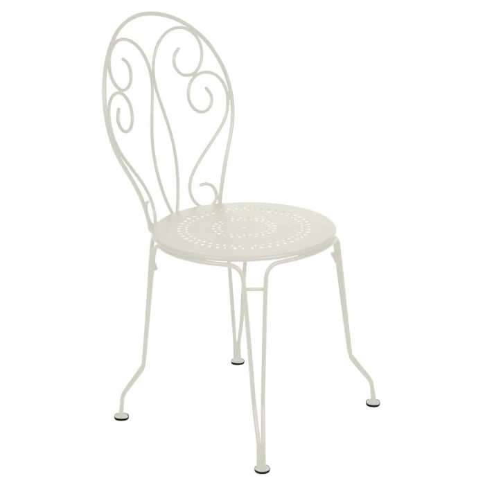 Chaise De Jardin Empilable FERMOB Montmartre - Gris Argile 1 Chaise De Jardin Empilable FERMOB Montmartre - Gris Argile