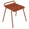 Tabouret De Jardin Empilable FERMOB Monceau - Ocre Rouge