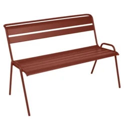 Banc De Jardin FERMOB Monceau - Ocre Rouge