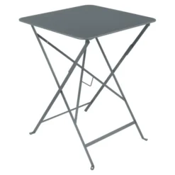 Table De Jardin Pliante 2 Personnes FERMOB Bistro 57 X 57 Cm - Gris Orage