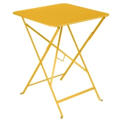 Table De Jardin Pliante 2 Personnes FERMOB Bistro 57 X 57 Cm - Miel