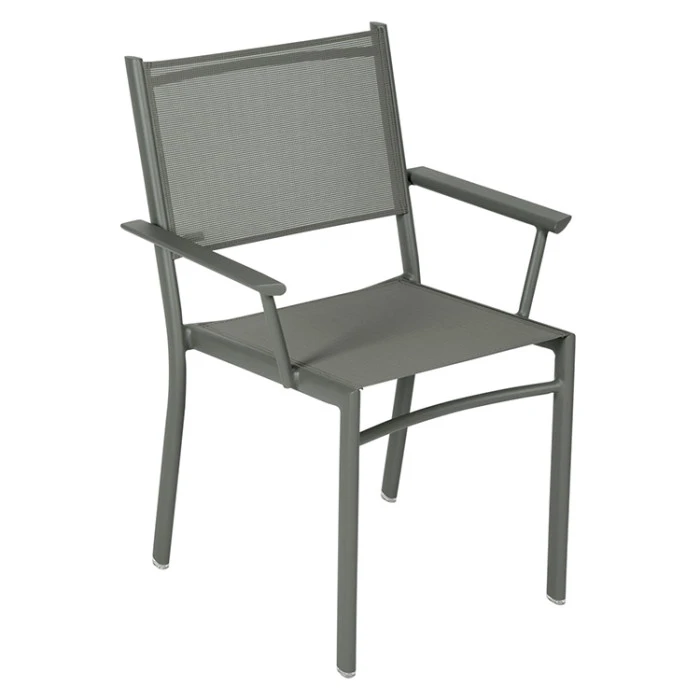 Fauteuil De Jardin Empilable FERMOB Costa - Romarin 1 Fauteuil De Jardin Empilable FERMOB Costa - Romarin