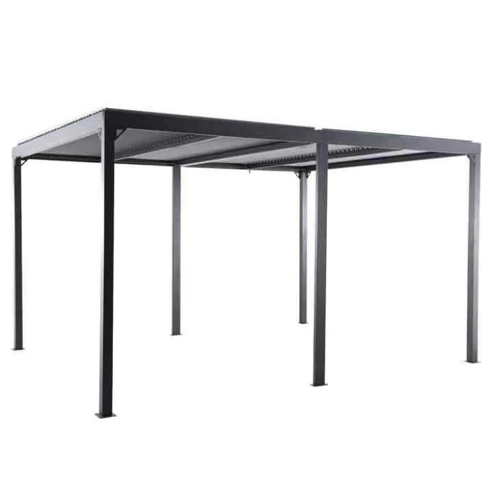 Pergola Bioclimatique MWH Kiro Anthracite Mat - 4 X 3 M 1 Pergola Bioclimatique MWH Kiro Anthracite Mat - 4 X 3 M