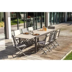 Chaise De Jardin Pliante Alizé Thema -Fatboy Soldes bavela 180 270 cafe bambou thema taupex8 1