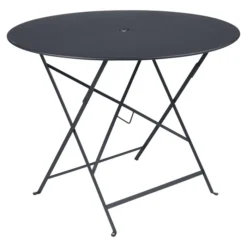 Table De Jardin 4 Personnes FERMOB Bistro Ø 96 Cm - Carbone