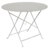 Table De Jardin 4 Personnes FERMOB Bistro Ø 96 Cm - Gris Argile