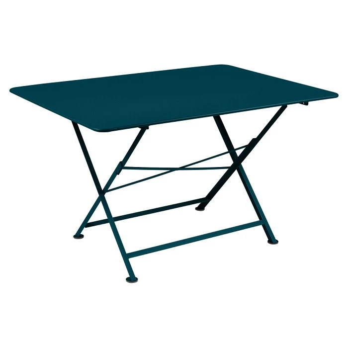 Table De Jardin 6 Personnes FERMOB Cargo 128 X 90 Cm - Bleu Acapulco 1 Table De Jardin 6 Personnes FERMOB Cargo 128 X 90 Cm - Bleu Acapulco