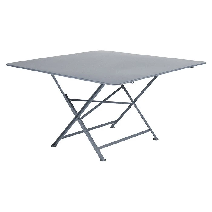 Table De Jardin 8 Personnes FERMOB Cargo 128 X 128 Cm - Gris Orage 1 Table De Jardin 8 Personnes FERMOB Cargo 128 X 128 Cm - Gris Orage