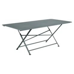 Table De Jardin 10 Personnes FERMOB Cargo 190 X 90 Cm - Gris Orage