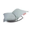Pack Rocking Chair Rock'n'Roll Noir + Pouf Original Outdoor Écume Fatboy