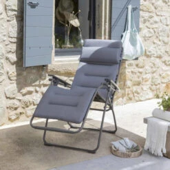 Devant -Fatboy Soldes lfm3131.8901 fauteuil relax pliant lafuma futura becomfort xl argent ambiance