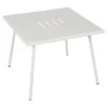 Table Basse De Jardin FERMOB Monceau 57 X 57 Cm - Gris Argile