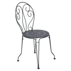 Chaise De Jardin Empilable FERMOB Montmartre - Carbone