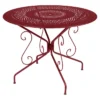 Table De Jardin 4 Personnes FERMOB Montmartre Ø 96 Cm - Piment