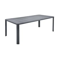 Table De Jardin 10 Personnes FERMOB Oléron 205 X 100 Cm - Carbone