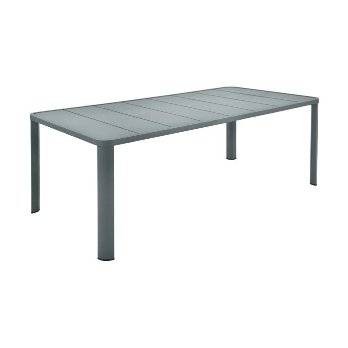 Table De Jardin 10 Personnes FERMOB Oléron 205 X 100 Cm - Gris Orage 1 Table De Jardin 10 Personnes FERMOB Oléron 205 X 100 Cm - Gris Orage