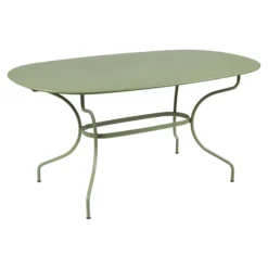 Table De Jardin Ovale 6 Personnes FERMOB Opéra + 160 X 90 Cm - Cactus