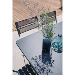 Salon De Jardin Fermob Cargo 128 X 90 Cm Bleu Acapulco, 6 Personnes -Fatboy Soldes table rectangulaire cargo table fermob 1