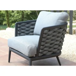 Salon De Jardin Bas Proloisirs Tim - 1 Canapé / 2 Fauteuils / 1 Table Basse -Fatboy Soldes tp143 salon jardin bas proloisirs tim fauteuil